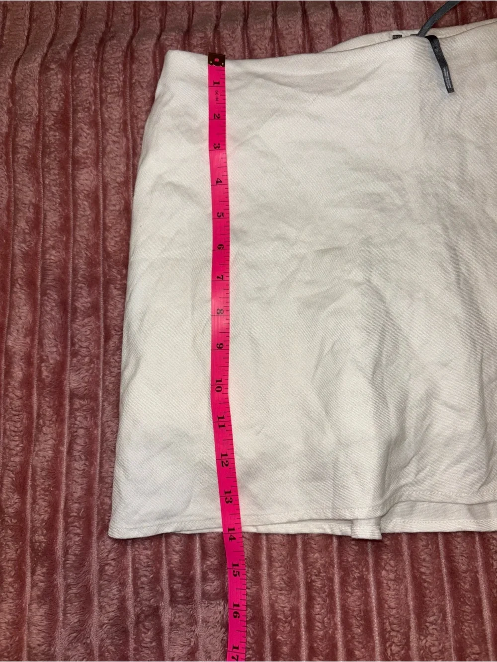 Anthropologie White Mini Skirt - Picture 4 of 10